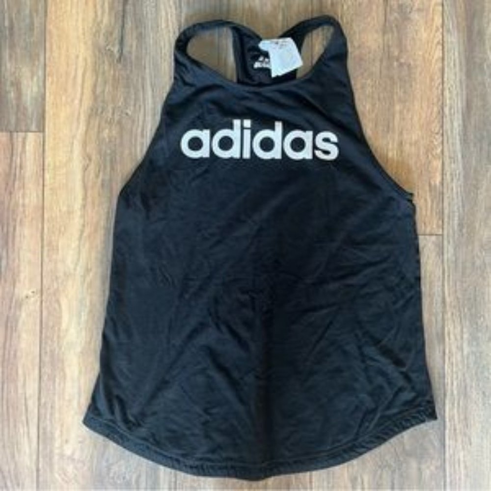 {preloved} Women’s’ Adidas Black Racer Back Tank